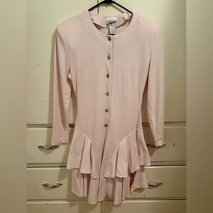 Rampage true vintage Light Pink dress with ruffle hem
